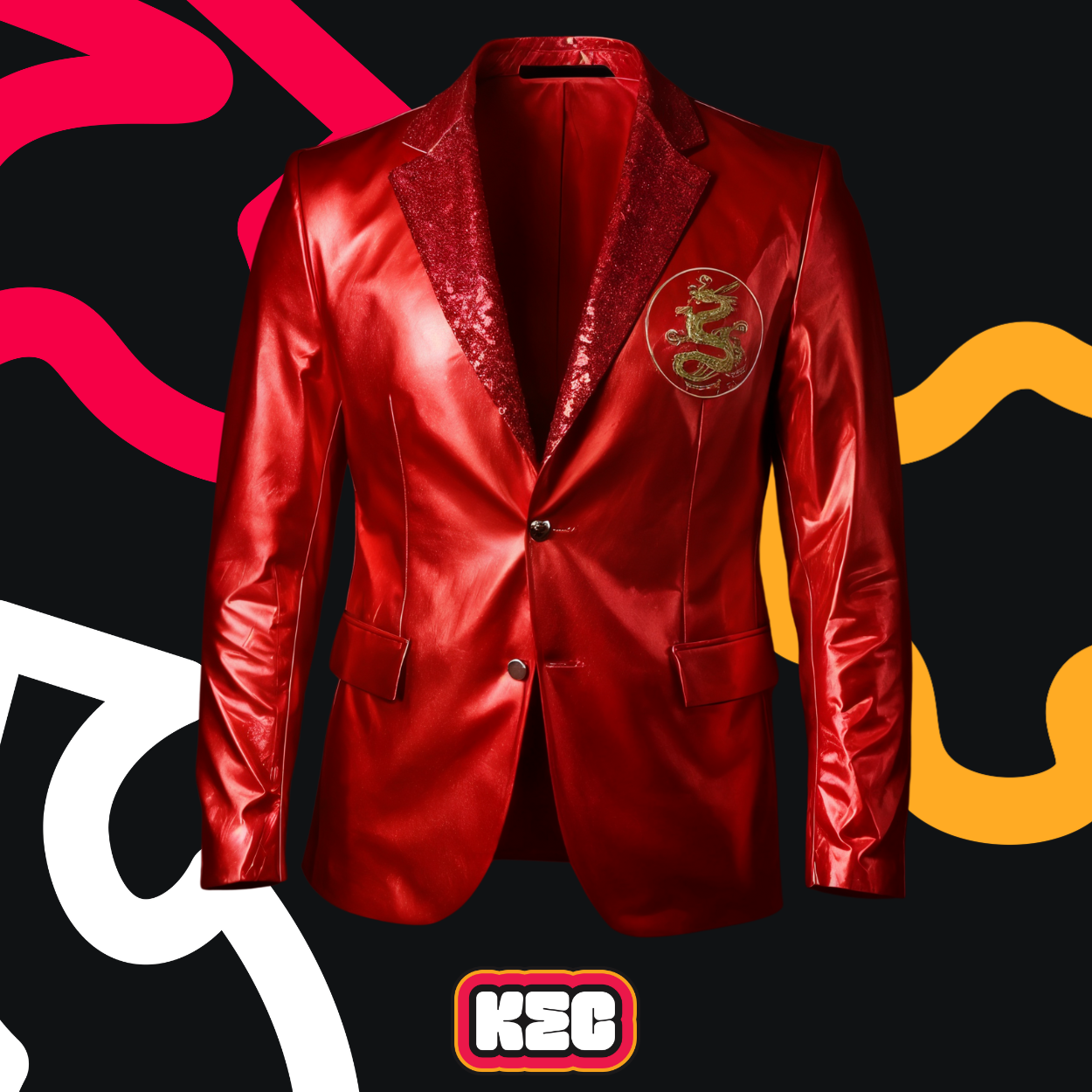 Kırmızı Ejderhalı Ceket