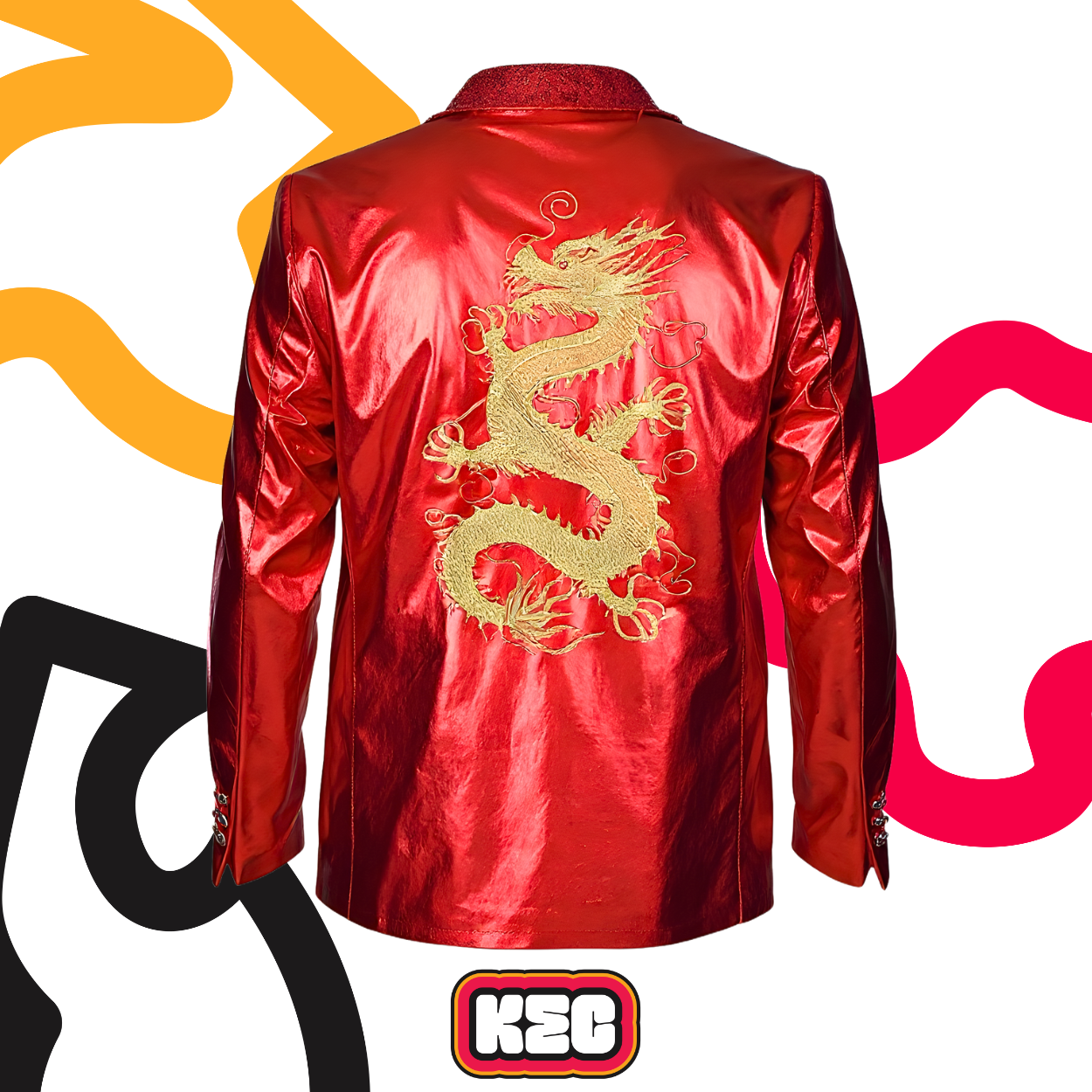 Kırmızı Ejderhalı Ceket