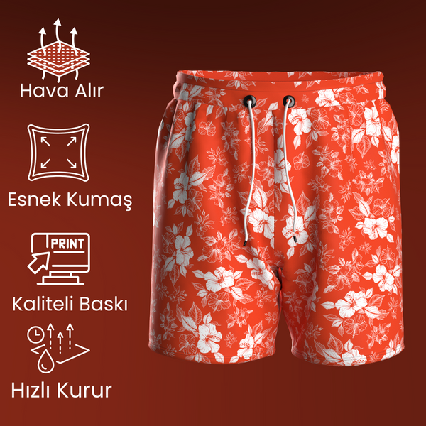 Recep İvedik Turuncu Şort Mayo