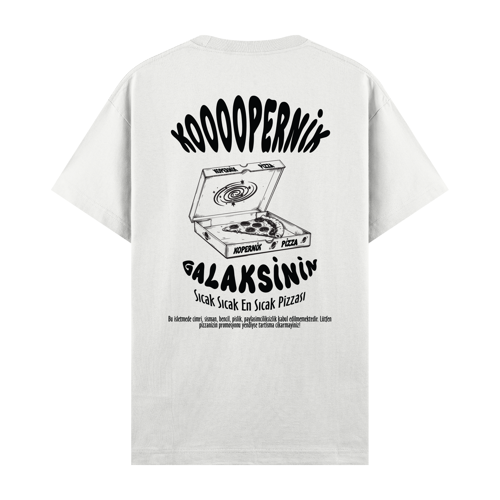 Kopernik Pizza Tişörtü - Regular Fit