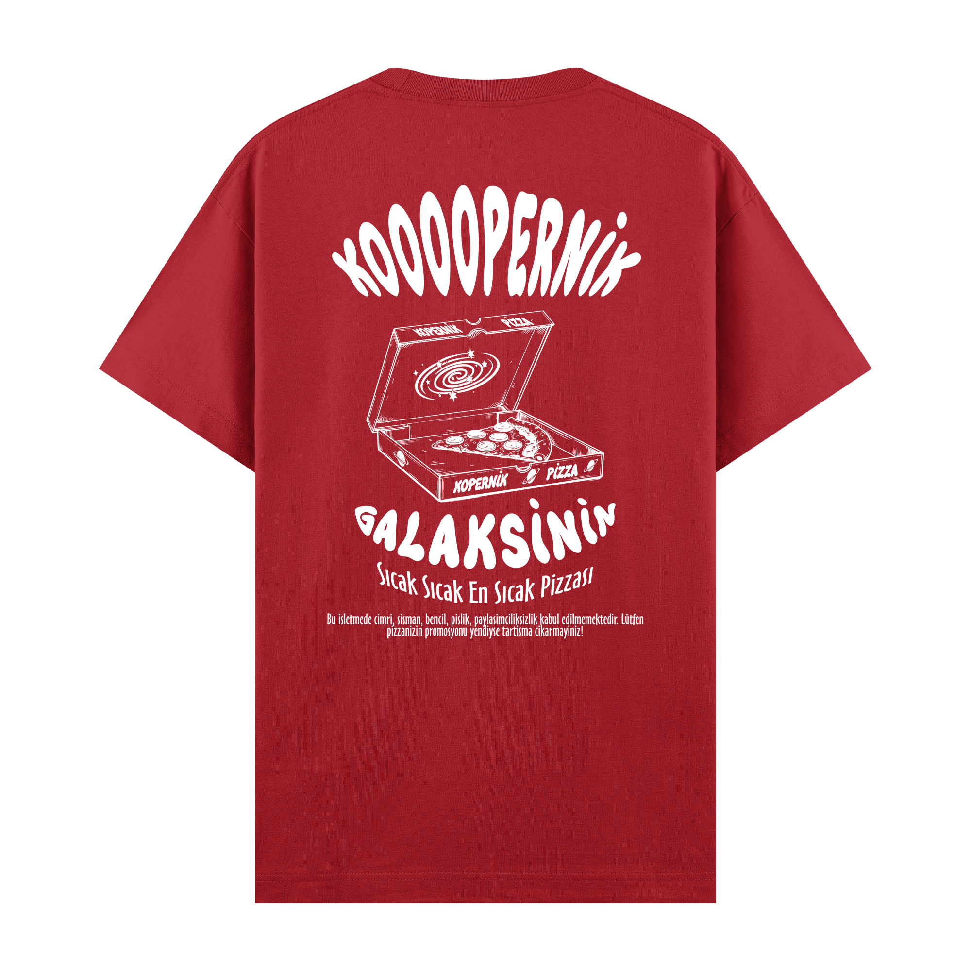 Kopernik Pizza Tişörtü - Regular Fit