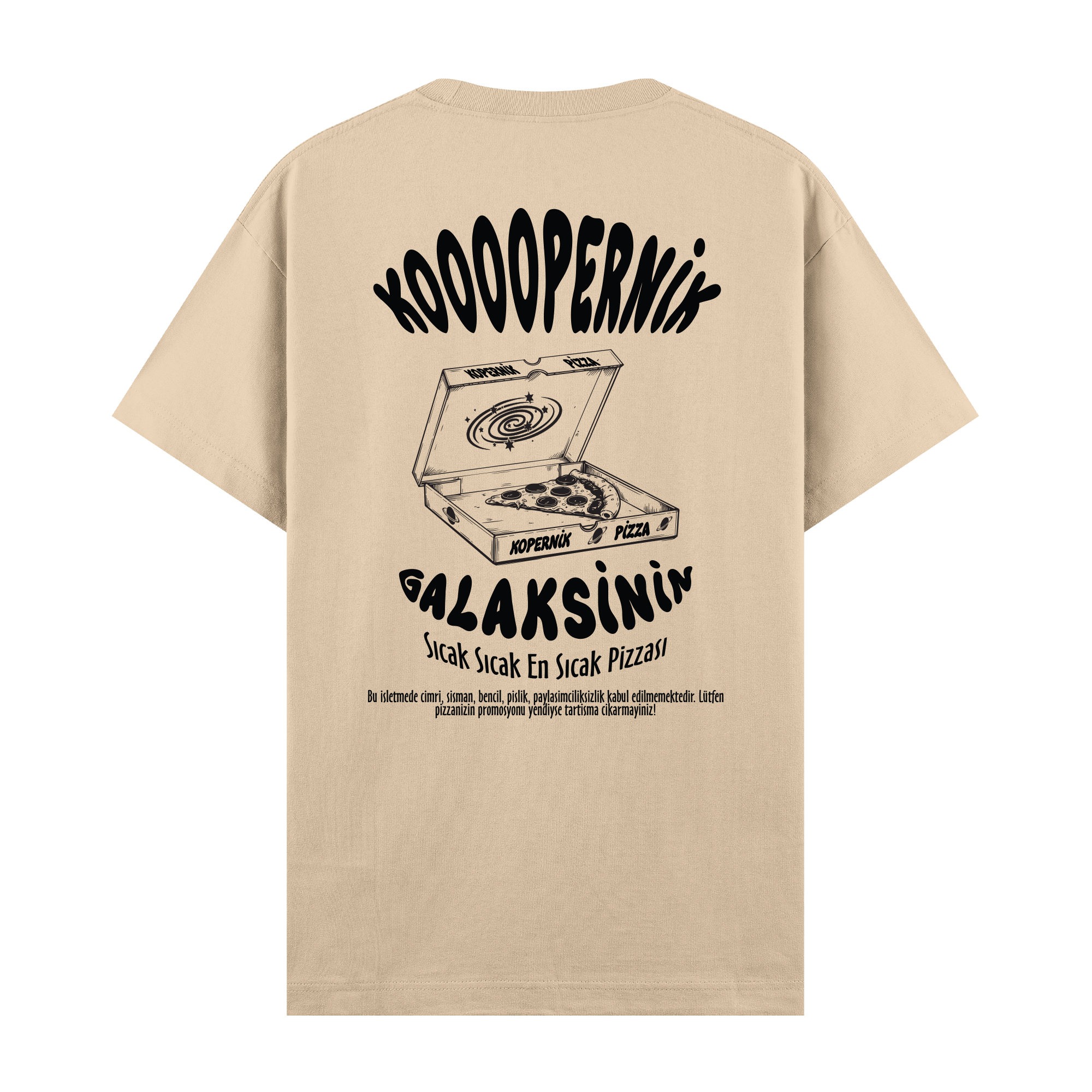 Kopernik Pizza Tişörtü - Regular Fit