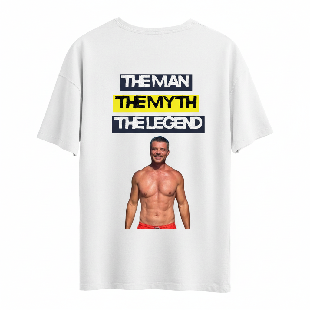 Saadettin Saran " The Man The Myth The Legend" Tişörtü